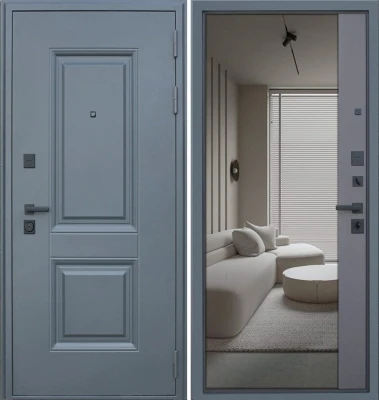 Дверь Ювентус с зеркалом Графит TF40IE-X-89U