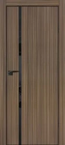 Межкомнатная дверь P-22  кромка ABS черная c 4-х ст. Эвкалипт испанский